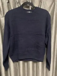 UNIQLO ネイビー クルーネックセーター L