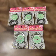 髪ゴム2種類　5セット￼