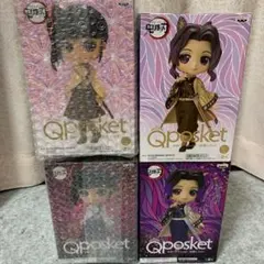 107鬼滅の刃 フィギュア　栗花落カナヲ　胡蝶しのぶ　Qposket4体セット