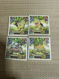 ポケットモンスターシール　ナエトル　ハヤシガメ　ドダイトス