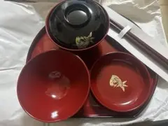 お食い初め用 漆器セット