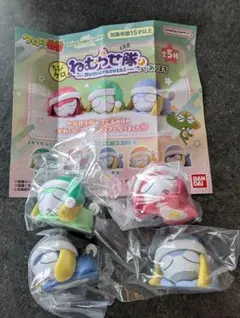 ケロロ軍曹 ねむらせ隊 4種セット フィギュア ガチャ