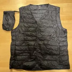 ULTRA LIGHT DOWN ベスト XL 黒 収納袋付き