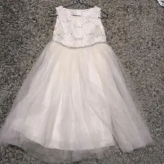 【美品】キャサリンコテージ　フォーマルドレス　オフホワイト　110センチ