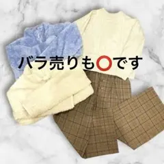 UNIQLO GU フリース セーター パンツ ズボン セット 140 女の子