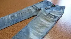 ユナイテッドアローズ　ブッシュパンツ　リメイク ダメージデニムのサムネイル