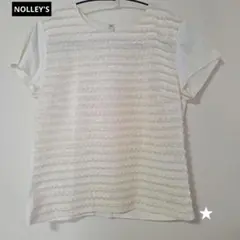 NOLLEY'S ノーリーズ ブラウス ホワイト 38