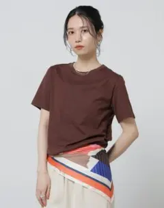 【本日までの出品】ナノユニバース　汗染み防止カラフルクルーTシャツのサムネイル