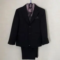 スーツ　120㎝　５点セット　黒色
