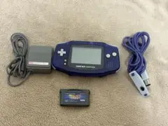 ゲームボーイアドバンス　本体ミッドナイトブルー（AGB-001）動作確認済