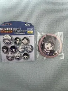 【最終値下げ】HUNTER×HUNTER 和紙缶バッジ　ゾルディック家 アルカ