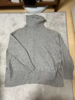 H&Mグレー タートルネックセーター Lサイズ