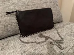 ZARA WOMAN スエード調 チェーン ショルダーバッグ / クラッチバッグのサムネイル