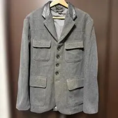 【DIESEL】Black Gold レザー襟付きジャケット