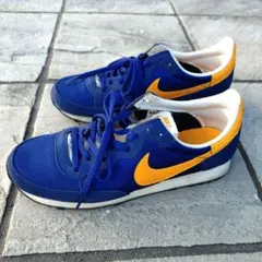 NIKE ナイキスニーカー チャレンジャー レトロスタイル ネイビー/イエロー