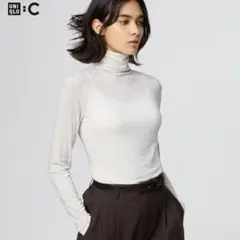 UNIQLO :C ヒートテックカシミヤブレンドタートルネック 2枚セット