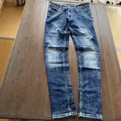 ZARA メンズ　スキニーフィットジーンズ　USAサイズ32ダメージ