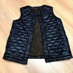 F.O.KIDS 中綿 ベスト 黒 130