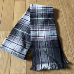 チェックマフラー