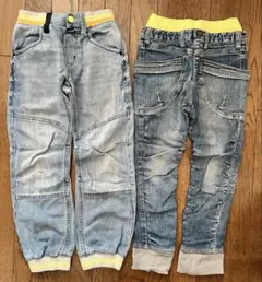 ☆H&M☆デニム２枚セット☆130cm☆送料込☆