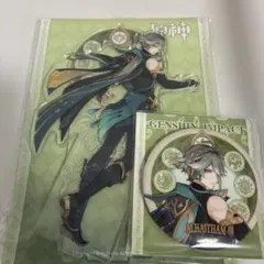 原神　アルハイゼン　アクリルスタンド　缶バッジのサムネイル
