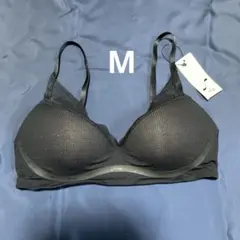 M エスバイスロギー　トリンプ　ノンワイヤーブラジャー　ブラック　黒のサムネイル