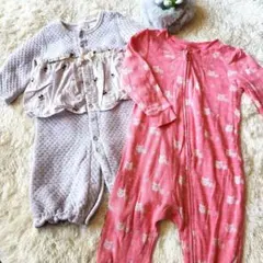 ❣️【50~80】プティマイン ベビーGAP ロンパース 2点セット 女の子