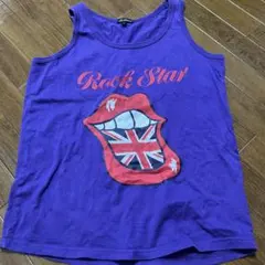 Introtech パープル Rock Star タンクトップ