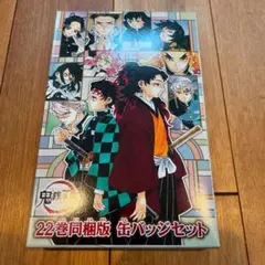 鬼滅の刃 22巻同梱版 缶バッジ