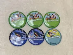 カリフォルニアディズニー　缶バッチ　海外ディズニー