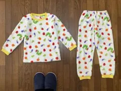 はらぺこあおむしのパジャマ・120cm ふわふわマシュマロ感あり・冬物