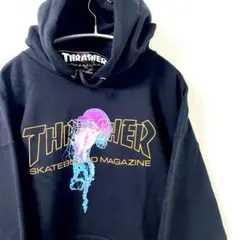 新品　スラッシャーパーカー プルオーバー 裏起毛　スケボー　L