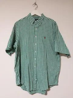Ralph Lauren グリーンチェックシャツ XL