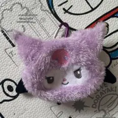 산리오 쿠로미 ぬいぐるみ マスコット ポーチ