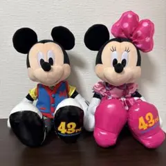 ディズニーランド 43周年 トゥーンタウン ミッキー ミニーちゃん ぬいぐるみ