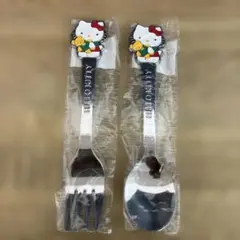 レトロ品　サンリオ　ハローキティ　スプーン、フォークセット販売　商品未使用