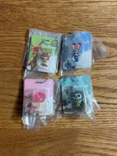 ズートピア ブリスターチャームコレクション　セミコンプ 4体セット