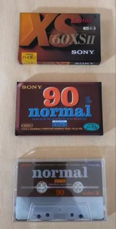 SONY カセットテープ 3本セット