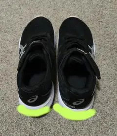 asics　アシックス　キッズスニーカ　黒　ブラック　19cm