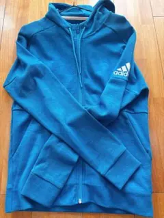 【新品　タグ付き】adidas DW8875 青 Mサイズ パーカー