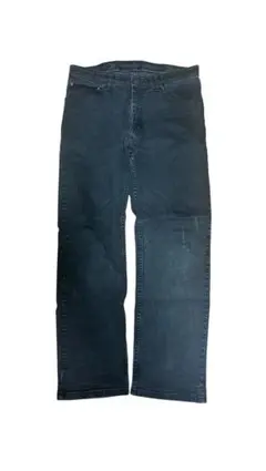 Wrangler authentics ブラックデニム ワイド