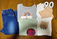 90サイズ 恐竜デザインTシャツセット