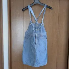 UNIQLO デニム サロペット ジャンバースカート 150