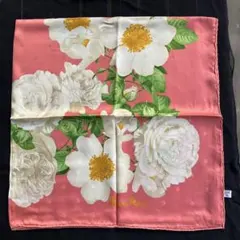 NINA RICCI シルクスカーフ　絹100% 落ち着きのあるピンク