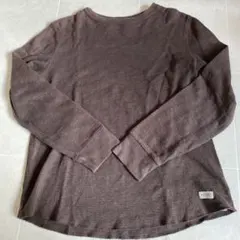GAP 1969 ブラウン 長袖カットソー ロンT キッズLサイズ