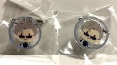 刀剣乱舞 フリューくじ ぽちくじ 御伴散歩 E賞 御伴クリアバッジ 山鳥毛　2つ