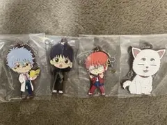 3年Z組銀八先生一番くじ H賞ラバーチャーム 坂田銀八 志村新八 神楽 定春