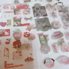 平成☆y2k サンリオ他 キラキラシール ４枚