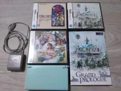 ニンテンドーDS Lite アイスブルー + ソフト5本 + 攻略本1冊