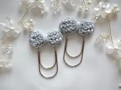 ペーパークリップ　♡ saving バインダー貯金 ♡ ラメシルバー